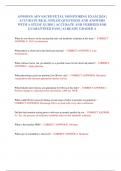 AWHONN ADVANCED FETAL MONITORING EXAM 2024 &vert; ACCURATE REAL EDXAM QUESTIONS AND ANSWERS WITH A STUDY GUIDE &vert; ACCURATE AND VERIFIED FOR GUARANTEED PASS &vert; ALREADY GRADED A