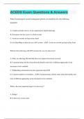 ACEDS Exam Questions & Answers