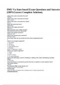 PMU Va State board Exam Questions and Answers &lpar;100&percnt;Correct Complete Solution&rpar;&period;