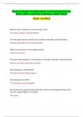 Back to Basic Certification Contracting Exam-with 100&percnt; verified solutions 2024-2025