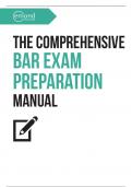The Comprehensive Bar Exam Preparation Manual 2024