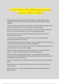 ALAT EXAM 2024&sol;2025 Questions and Answers 100&percnt; Verified
