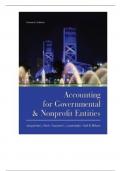 Accounting for Governmental and Nonprofit Entities By Reck Lowensohn Wilson 16th Edition Test Bank