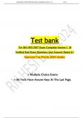 Test bank  For RN HESI EXIT Exam Complete Version 1- 10 Verified Real Exam Questions And Answers Rated A+ Approved Top Priority 2024 Update.
