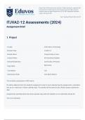 ITJVA2-12 Assessments (2024) Programming in Java