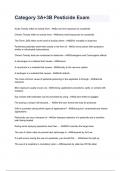 CATEGORY 3A 3B PESTICIDE EXAM &vert; QUESTIONS & ANSWERS &lpar; 100&percnt; VERIFIED&rpar; &vert; 2024&sol;2025LATEST UPDATE &vert; GRADED A  &lpar;ALL BUNDLED HERE&excl;&excl;&excl;&rpar;