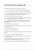 Turf Pest Control &lpar; category 3B&rpar; 2024&sol;2025 &lpar;100&percnt; verified solutions&rpar;graded A&plus;