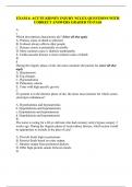 Exam 4: Acute Kidney Injury NCLEX Questions