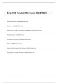 Eng 150 Review Revision 2024/2025