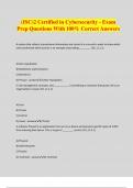 &lpar;ISC&rpar;2 Certified in Cybersecurity - Exam Prep Questions With 100&percnt; Correct Answers