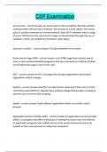 CIIP Examination Questions and answers latest update