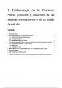 Tema 1. Epistemología de la Educación Física_ evolución y desarrollo de las distintas concepciones y de su objeto de estudio.