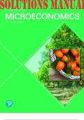 SOLUTIONS MANUAL for Microeconomics&comma; 13th edition Michael Parkin &lpar;Chapters 1-20&rpar;