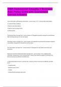 CISR Commercial Casualty II Business Auto Policy Exam with Guaranteed Correct Answers
