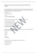 OB&sol;PEDS FINAL EXAM WITH VERIFIED QUESTIONS AND ANSWERS 100&percnt; CORRECT