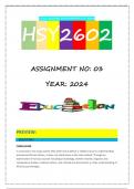 HSY2602 S1 ASSIGNMENT 3 2024 (FULL ANSWERS)