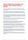 Escrow Sample Test &vert; Questions and answers &vert; with complete solution &vert; 2024&sol;25