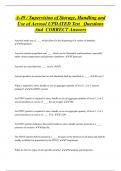 A-49 &sol; Supervision of Storage&comma; Handling and  Use of Aerosol