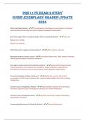 PRN 1178 Exam 2 Study Guideexemplary gradesupdate 2024