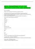 BDOC ENGINEERING STUDY SET 20242025 QUESTIONS AND ANSWERS