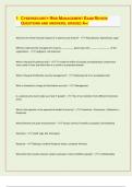 CYBERSECURITY RISK MANAGEMENT EXAM REVIEW  QUESTIONS AND ANSWERS&comma; GRADED A&plus;&sol;