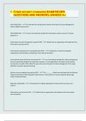 CYBER SECURITY STANDARDS EXAM REVIEW QUESTIONS AND ANSWERS&comma; GRADED A&plus;&sol;