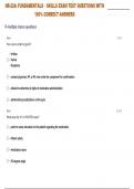 NR-224&colon; FUNDAMENTALS &ndash; SKILLS EXAM TEST 8 QUESTIONS WITH 100&percnt; CORRECT ANSWERS 