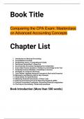 Conquering the CPA Exam: Masterclass on Advanced Accounting Concepts
