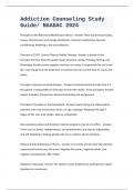 Addiction Counseling Study Guide&sol; NAADAC 2024