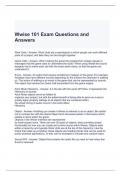Wwise 101 Exam Questions and Answers 2024