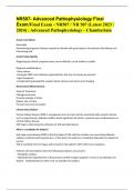 NR507- Advanced Pathophysiology 