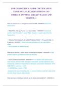LMR GEORGETTE&rsquo;S PMHNP CERTIFICATION EXAM&vert; ACTUAL EXAM QUESTIONS AND CORRECT ANSWERS&vert; ALREADY PASSED AND GRADED A&plus;