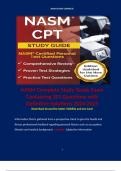 NASM Complete Study Guide Exam Containing 201 Questions with Definitive Solutions 2024-2025