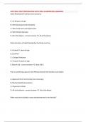 ARF FINAL TEST PREPARATION WITH WELL ELABORATED ANSWERS 