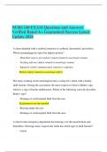NURS 140 EXAM Questions and Answers  Verified Rated A&plus; Guaranteed Success Latest  Update 2024