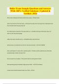 Boiler Exam Sample Questions and Answers &vert;With 100&percnt; Verified Solutions &vert; Updated & Verified &vert; 2024