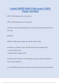 Latest NRNP 6560 Final exam &lbrack;100&percnt;  Pass&rsqb; &sol;verified&sol;