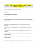 BSNC 1020 Module 1 &lpar;History&rpar; with Verified solutions&vert; Rated A&plus;