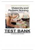 TEST BANK MATERNITY AND PEDIATRIC NURSING 3RD EDITION QUESTIONS WITH CORRECT ANSWERS LATEST 2024 GRADED A+