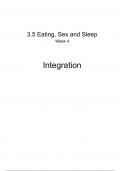 Integration Complete Summary - 3.5 Eating, Sex and Sleep