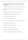 DAANCE EXAM QUESTIONS AND ANSWERS 2023 QUESTIONS AND ANSWERS