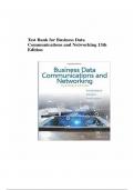 Test Bank For Business Data Communications and Networking 13th Edition by FitzGerald, Dennis, Durcikova | Complete Latest Guide.