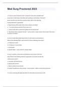 Med Surg Proctored 2023 updated 