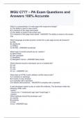 WGU C779 Exam Bundle Questions and Answers&lpar;GRADED A &rpar;