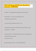 CNIT 242 Exam &num;2 Review Questions  answers&comma; VERIFIED&sol;&vert; LATEST EXAM UPDATES&vert; 2024&sol;25 &vert;