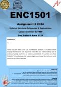 ENC1501 Assignment 2 (COMPLETE ANSWERS) 2024  (537280) - DUE 6 June 2024