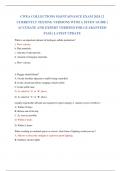 CWEA COLLECTIONS MAINTAINANCE EXAM 2024 &vert; 2 CURRENTLY TESTING VERSIONS WITH A STUDY GUIDE &vert; ACCURATE AND EXPERT VERIFIED FOR GUARANTEED PASS &vert; LATEST UPDATE