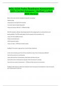 WGU D236 Patho Readiness Assessment &vert; 100&percnt; Correct Answers &vert; Verified &vert; Latest 2024 Version