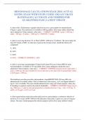 HESI DOSAGE CALCULATIONS EXAM 2024 &vert; ACTUAL ESTING EXAM WITH STUDY GUIDE AND ACCURATE RATIONALES &vert; ACCURATE AND VERIFIED FOR GUARANTEED PASS &vert; LATEST UPDATE