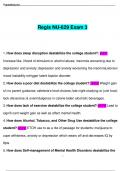 Regis NU-629 Exam 3